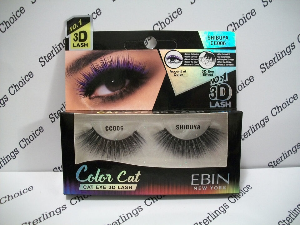 Ebin Color Cat Cat Eye 3D Lash #CC006 Shibuya - $7.22