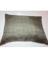 Calvin Klein Wave Mesh Wash Conifer Olive silk deco pillow NWT $125 - $80.24 CAD