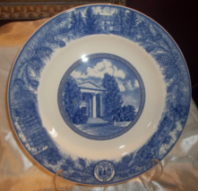 Vintage Wedgood  Commemorative Plate Blue White University of Maine The Library - £11.77 GBP