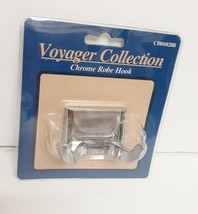 Vintage Voyager Collection Chrome Robe Hook Double Model #CB01028B New In Pkg - £15.14 GBP