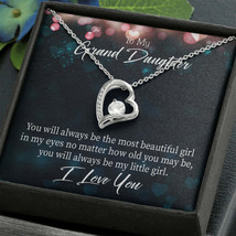 To My Granddaughter You Will Always Be Forever Necklace w Message Card - £44.59 GBP+