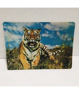 Vtg 3D Lenticular Postcard Majestic African Tiger Cat Stripes Collector ... - $29.26 CAD