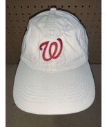 Washington Nationals Hat Cream Cap Exxon Mobil adjustable Organic Cotton - £9.70 GBP