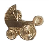 Baby in a pram Pin Badge - $79.38 MXN