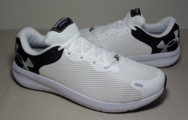 Under Armour Size 10 M CHARGED PURSUIT 2 Big Logo White Sneakers New Men... - $117.81