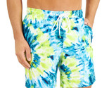 Calvin Klein Men&#39;s Regular-Fit Upf 50+ Sunburst Tie-Dyed Board Shorts Ci... - $26.94