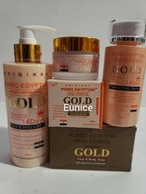Purec Egyptian magic Gold Lotion, facial cream, soap, pure egyptian serum - £82.13 GBP