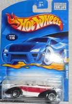 Hot Wheels 2002 Mattel Wheels  Collector #116 &quot;Auburn 852&quot; Mint Car On Card - £2.37 GBP