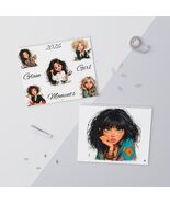 Glam Girl Makeup Artist Beautiful Colors Wall Calendar 2026 Art Monthly ... - $24.74