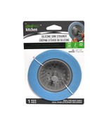 Ideal Kitchen Silicone Invertible Sink Strainer Blue - $6.72 CAD