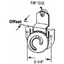 Prime-Line++7%2f8+in.+Dia.+x+1%2f8+in.+L+Mill++Plastic%2fSteel++Roller+A... - $25.18 CAD