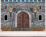 Medieval Party Decorations Medieval Castle Backdrop Knight Decorations C... - $29.99