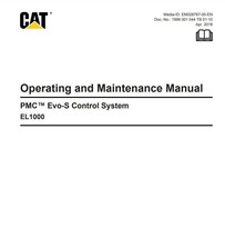 CATERPILLAR EL1000 PMC Evo-S Control System Manual FLASH DRIVE OR EMAIL ... - $29.65