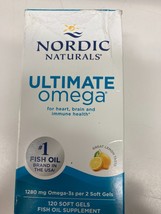 Nordic Naturals Ultiamte Omega Fish Oil Supplement 120 Lemon Softgels 2/27 - $27.96