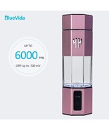 Max 6000 High Hydrogen Water Generator Bottle W/ Inhalation Kit &amp; Adapter - $3,093.79 MXN
