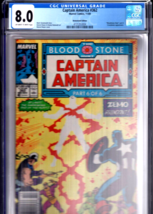 Captain America #362 (1989) The Bloodstone Hunt Part 6 Cgc 8.0 - £38.79 GBP