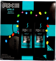 2 Axe Apollo Body Wash Shower Detailer Clean Fresh Sage Cedarwood Scent 16 Oz - £30.01 GBP