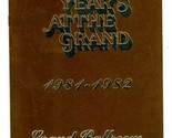 MGM Grand Hotel 1981 New Years Eve Dinner Dance Menu Harry James - $76.94