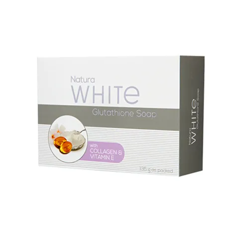 7 bars UNO Natura White glutathione skin bleaching soap withvitamin E &amp; ... - £63.75 GBP