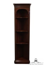 ETHAN ALLEN Georgian Court Solid Cherry Traditional Style Corner Bookcase / W... - £679.31 GBP