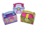Glamour Purse Treat Box Birthday Party Boxes - Goody Girl Favor Box, 12 ... - £3.90 GBP