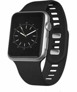 Sport Fascia - Silicone Per Apple Watch 38mm - Nero - WESC03801 - $11.09 CAD