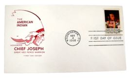1968 Chief Joseph FDC Farnam Cachet Scott 1364 1st Day Issue Washington,... - $9.40