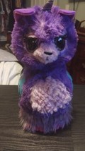 Hatchimals Llamacorn Purple Toy Extend Neck Talking Eye Lights Large WORKS - $21.68
