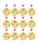 12 Pieces Gold Basketball Medals Set, Metal Medals For KidS Sports Baske... - £21.92 GBP