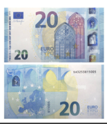 20 EURO banknote bill - $37.74