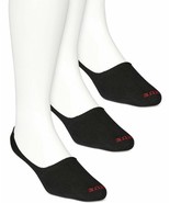 HUE Women&#39;s 3-Pack Super Soft Sneaker Sock Liners One Size Black NWT - £5.93 GBP