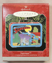 1998 Hallmark SUPERMAN Lunch Box Keepsake Ornament Commemorative Edition - £8.63 GBP