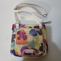 Relic Women&#39;s Floral Coated Canvas 8x8 Small Crossbody Bag Shoulder Purse - £7.43 GBP