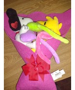 Adorable Peanuts Snoopy &amp; Woodstock Plush Bouquet Valentine&#39;s Day 2025 EUC - $252.36 MXN