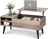 Lift Top Coffee Table With Storage For Living Room,Small Hidden Compartm... - $209.99