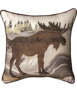 Moose SLLOFM Fluidity Lodge Throw Pillow 18 x 18 Polyester - £27.69 GBP