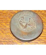 Vintage Deere New York USA Embossed Compact Tin - €21,23 EUR