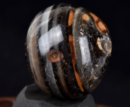 Mystic old sulemani  dzi/bhaisajyaguru/ shaman bead with  reach patina #5516 - £88.56 GBP