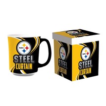 Pittsburgh Steelers Coffee Mug 14oz Ceramic with Matching Box - $54.99
