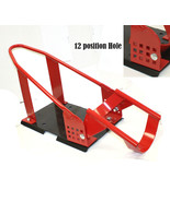 Motorcycle Cruiser Wheel Chock Nest Cradle Bike Hold Stand Adjustable 17... - $61.70