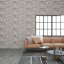3D Wall Panels with Grey Brick Design 11 pcs EPS - £105.99 GBP