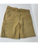 Men&#39;s Carhartt Shorts Brown Relaxed Fit Canvas Work SZ 36 Casual Cargo - $337.62 MXN