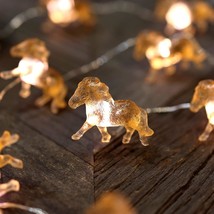 Fairy Pony String Lights Unique Decorative Lights Horse Gifts For Girls Cute Lig - £25.06 GBP