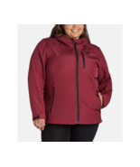 Reebok Women&#39;s Plus Softshell Jacket, Raspberry Fudge Red Size 1X - $524.20 MXN
