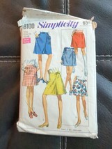 Vintage Simplicity Pattern 8100 Variation Skirt with Pockets 60&#39;s Cut Size 29&quot; W - £7.46 GBP