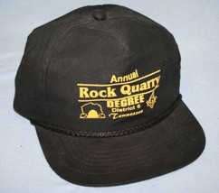 Vintage Rock Quarry Degree Tennessee Masonic Snapback Hat Shriner Freemasonry - £13.56 GBP