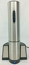 Cuisinart Rechargeable Wine Opener Stainless Steel Electric Model CWO-25 EUC - £16.26 GBP