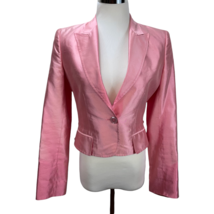 Vintage GIANFRANCO FERRE Pink Silk Lightweight Jacket / Blazer Size IT38... - $99.99