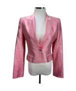 Vintage GIANFRANCO FERRE Pink Silk Lightweight Jacket / Blazer Size IT38... - £78.62 GBP