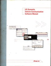 Snap On US Domestic Vehicle Communication Software Manual FEB 2005 Scanner - £38.68 GBP